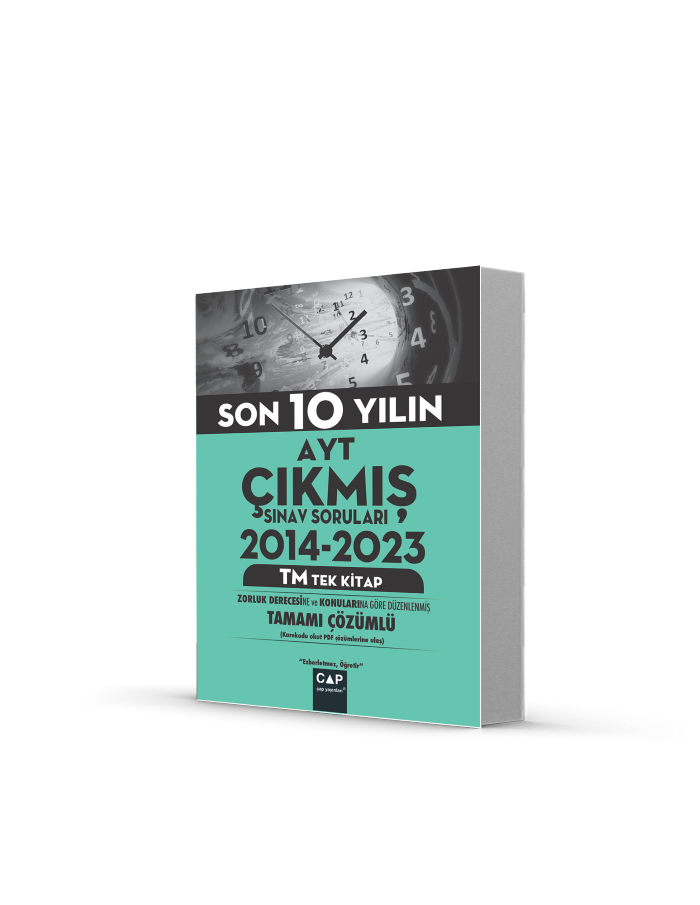 2026 Çap Yayınları Son 10 Yılın Ayt Çıkmış Sınav Soruları 2014-2023 Tüm Tek Soru Bankası