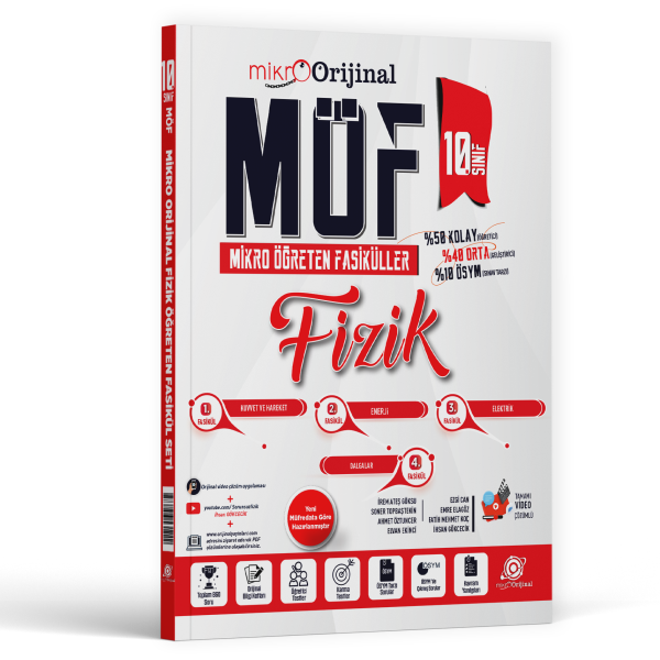 2026 Orijinal Yayınları 10.Sınıf Mikro Orijinal Möf Fizik Seti