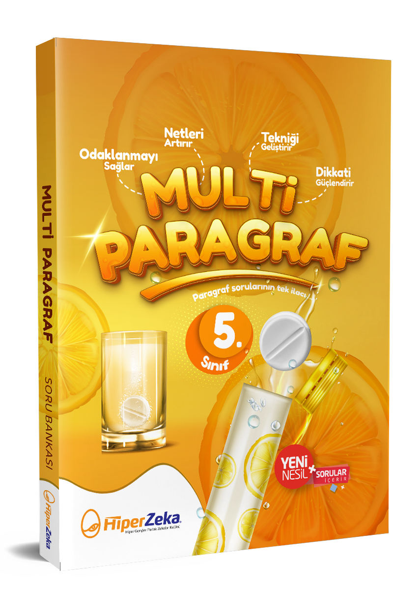 Hiper Zeka Yayınları 5. Sınıf Multi Paragraf Soru Bankası 2026