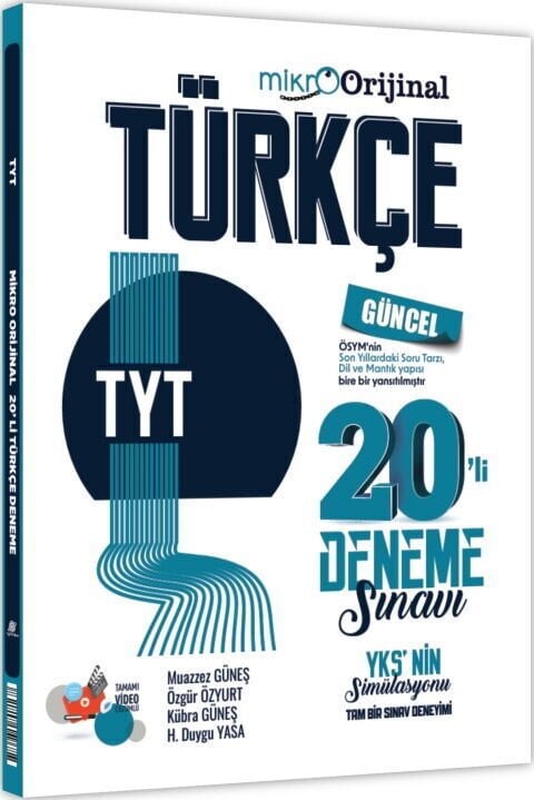2026 Orijinal Mikro TYT Türkçe 20 li Deneme Sınavı