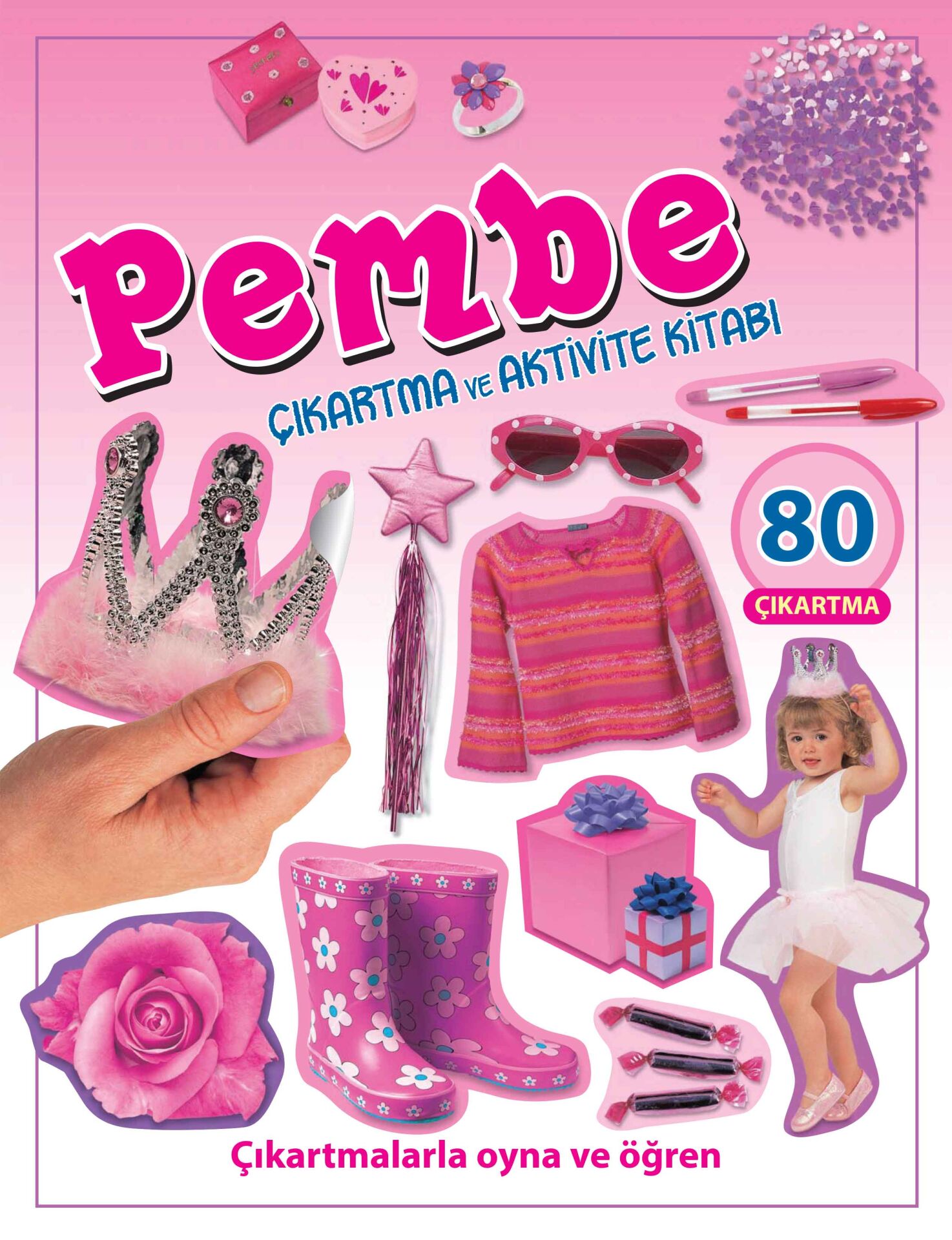 Parıltı Yayıncılık Pembe Kitap  Çıkartma Aktivite Kitabı
