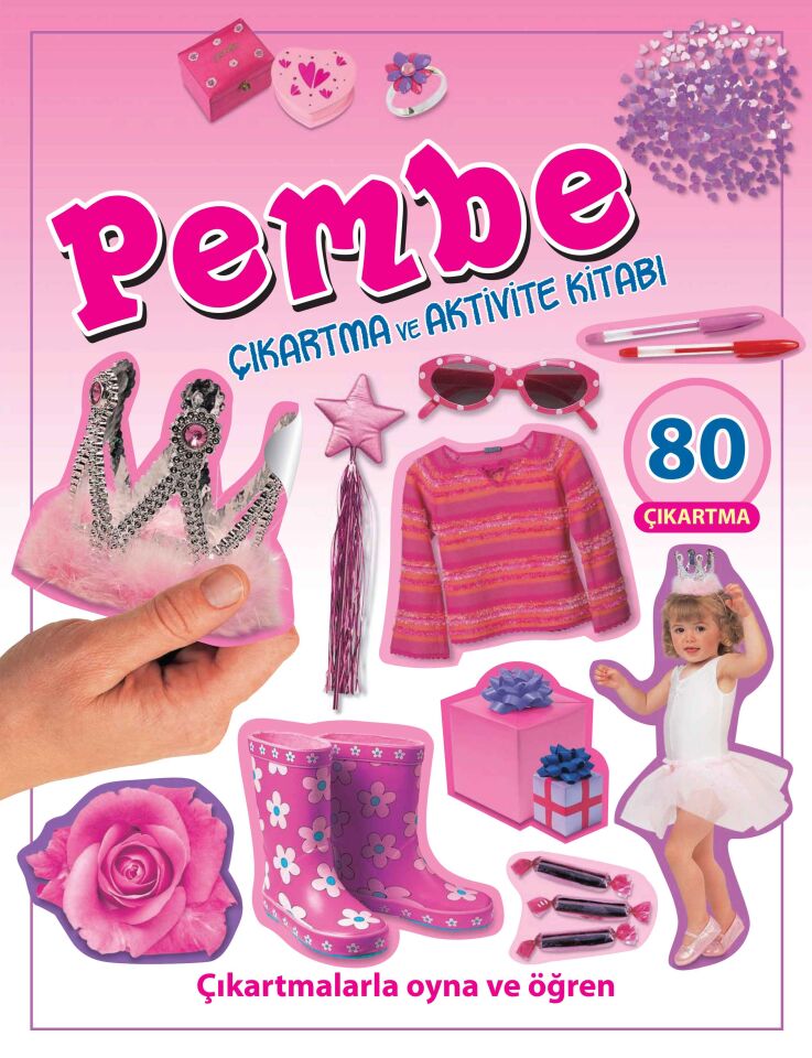 Parıltı Yayıncılık Pembe Kitap  Çıkartma Aktivite Kitabı