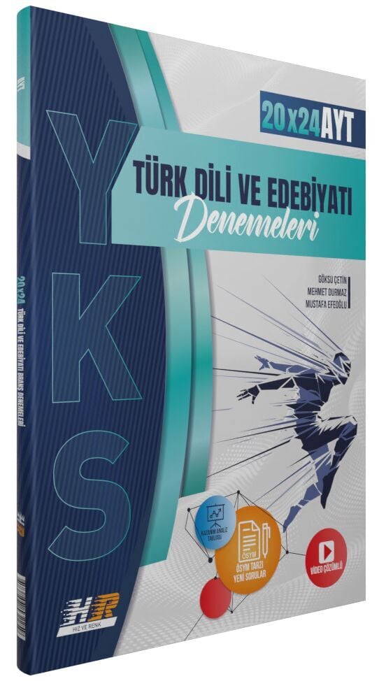 2026 Hız Ve Renk Yayınları Ayt Türk Dili Ve Edebiyatı Denemeleri 20x24