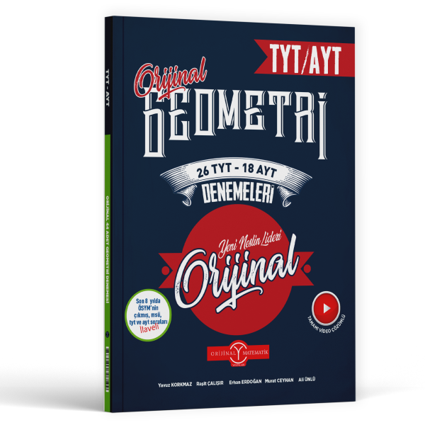 2026 Orijinal Yayınları TYT AYT Geometri 26 TYT 18 AYT Deneme