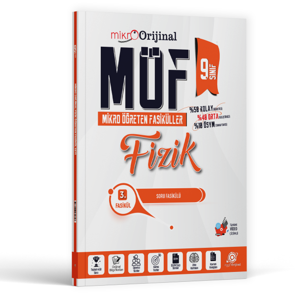 2027 Orijinal Mikro 9.Sınıf Möf Fizik Soru Bankası