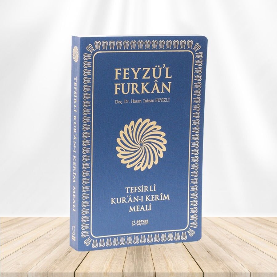 Feyzü'L Furkan Tefsirli Kur'An-I Kerim Meali Metinsiz (B.Boy-Yumuşak Cilt) Lacivert Kod 823 & Sadece Meal