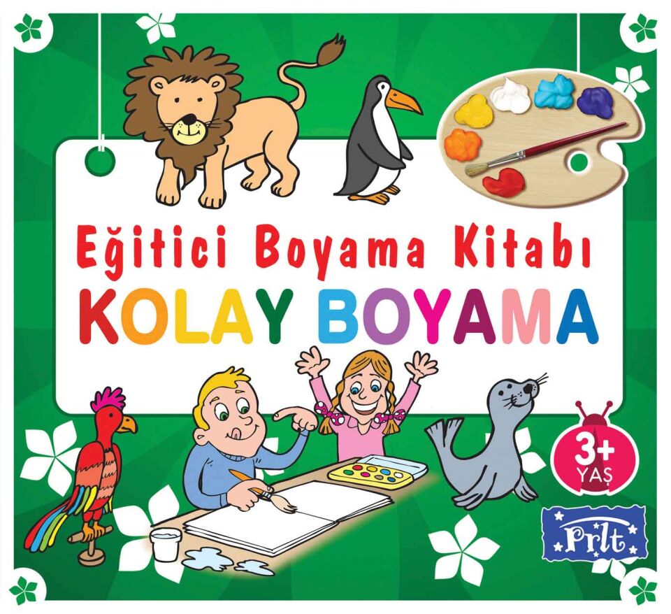 Parıltı Yayıncılık Eğitici Boyama Kitabı Kolay Boyama 3+Yaş