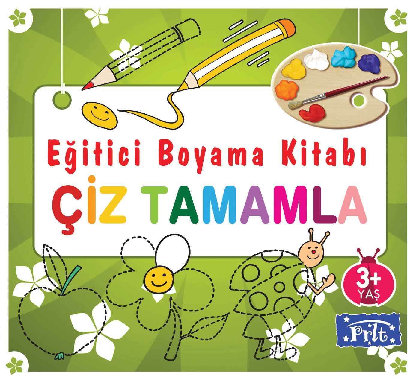 Parıltı Yayıncılık Eğitici Boyama Kitabı Çiz Tamamla 3+Yaş