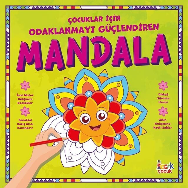 Bıcırık Yayınları Çocuklar İçin Odaklanmayı Güçlendiren Mandala