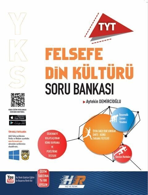 Hız Ve Renk Yayınları Tyt Felsefe Din Kültürü Soru Bankası