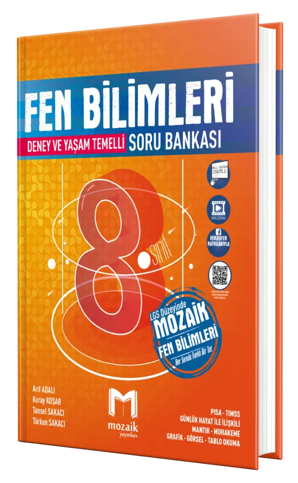 2026 Mozaik Yayınları 8.Sınıf Fen Bilimleri Soru Bankası