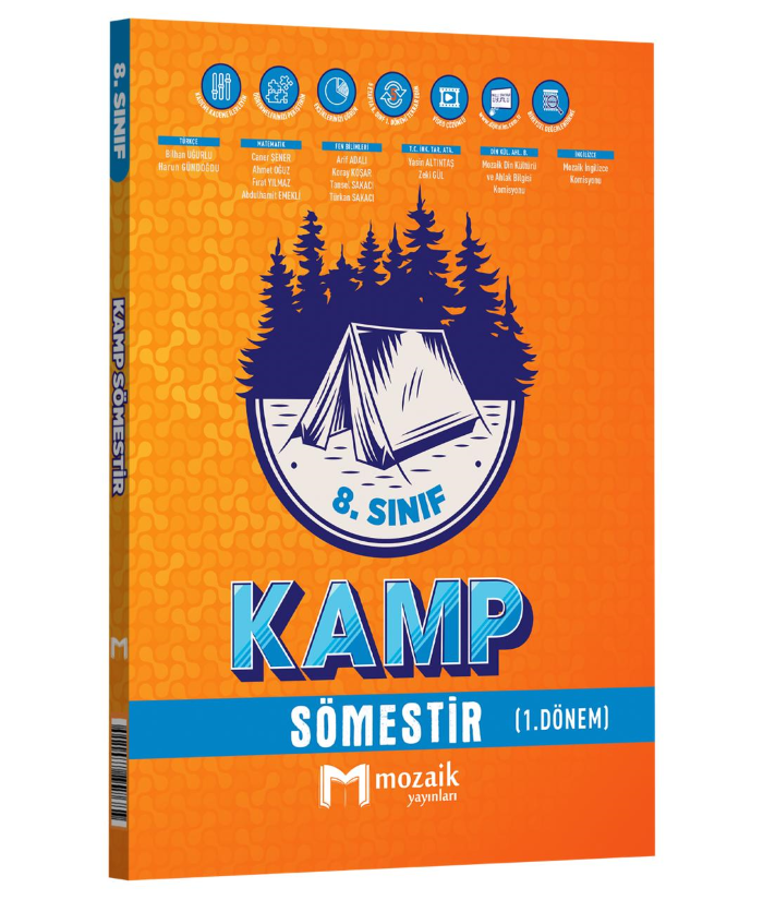 2027 Mozaik Yayınları 8.Sınıf Kamp Sömestr (1.Dönem)