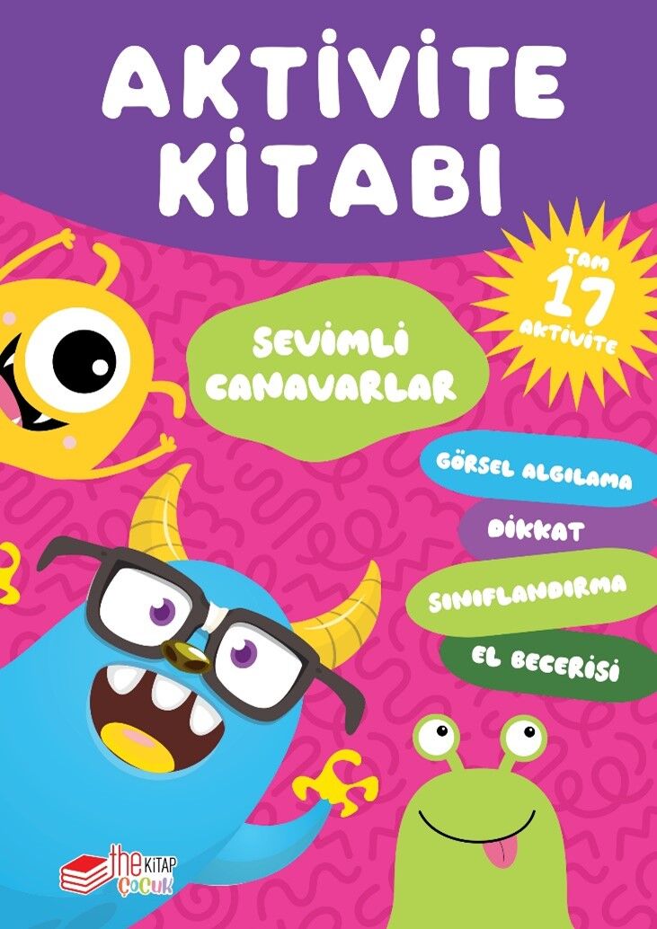 Aktivite Kitabı - Sevimli Canavarlar