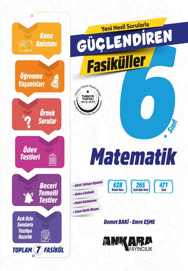 2026 6 Sınıf Güçlendiren Matematik Fasikülleri
