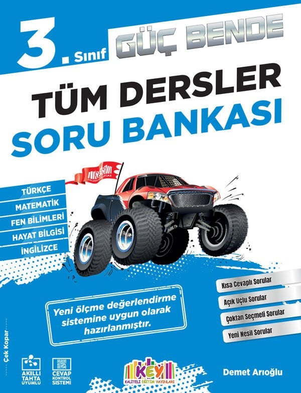 Key Yayınları 3.Sınıf Güç Bende Tüm Dersler Soru Bankası