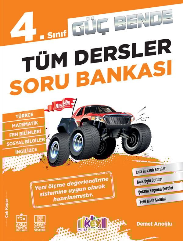 Key Yayınları 4.Sınıf Güç Bende Tüm Dersler Soru Bankası