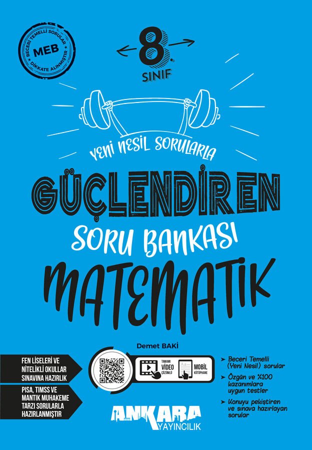 Ankara Yayıncılık 8. Sınıf Güçlendiren Matematik Soru Bankası