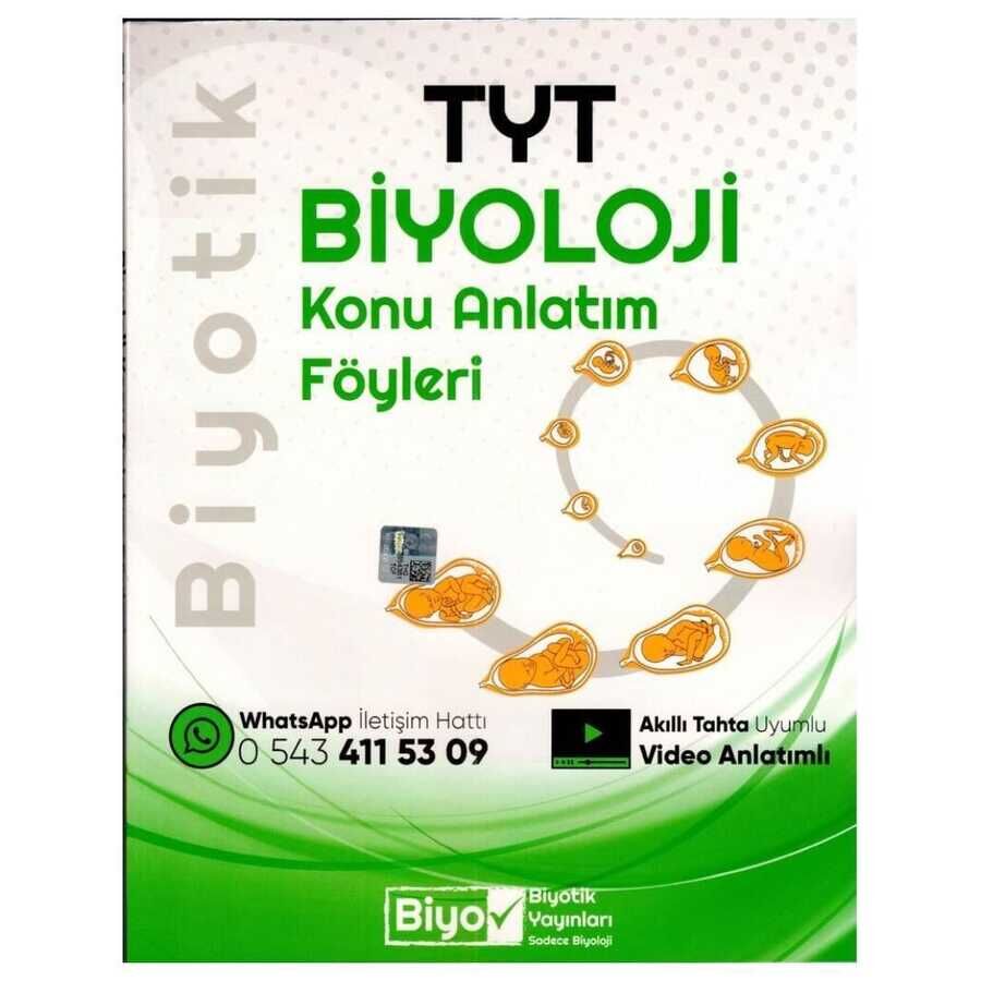Biyotik Yayınları Tyt Biyoloji Konu Anlatım Föyleri