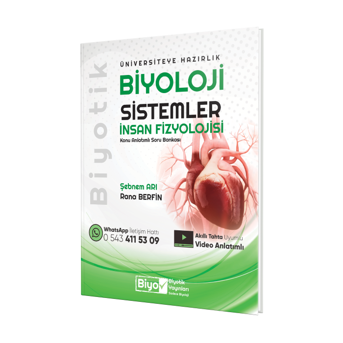 Biyotik Yayınları Üniversiteye Hazırlık Biyoloji Sistemler İnsan Fizyolojisi