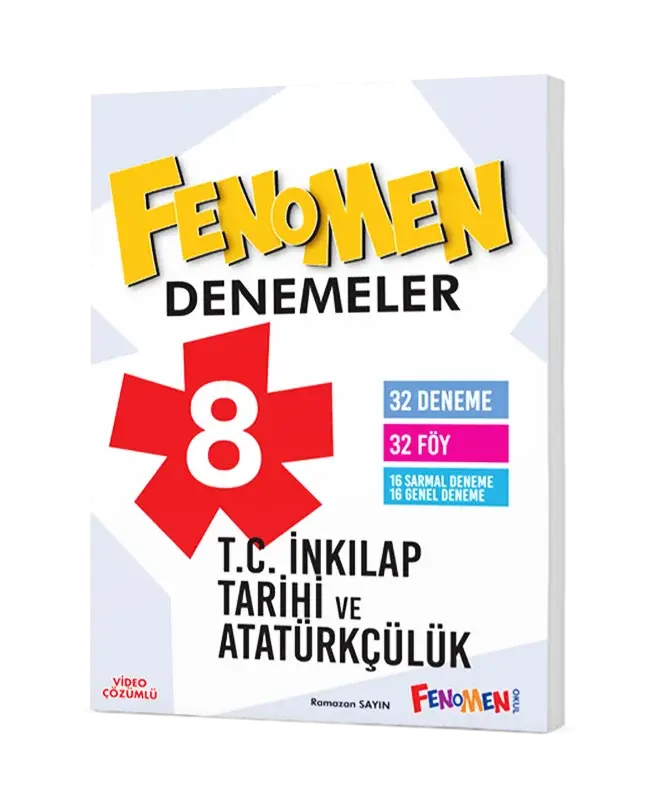 2026 Fenomen Yayıncılık 8.Sınıf T.C. İnkilap Tarihi ve Atatürkçülük Denemeler