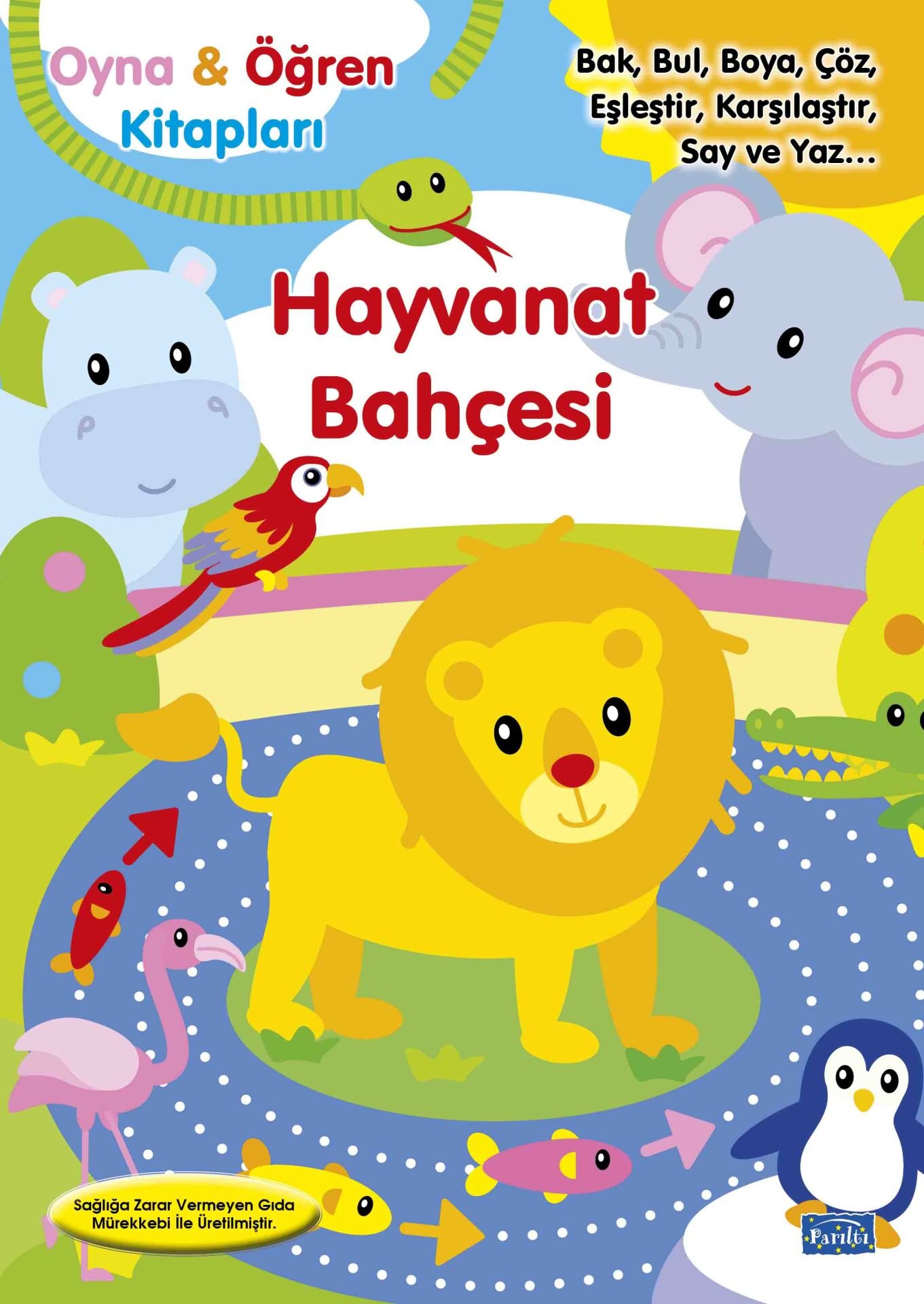 Parıltı Yayıncılık Oyna & Öğren Kitapları - Hayvanat Bahçesi