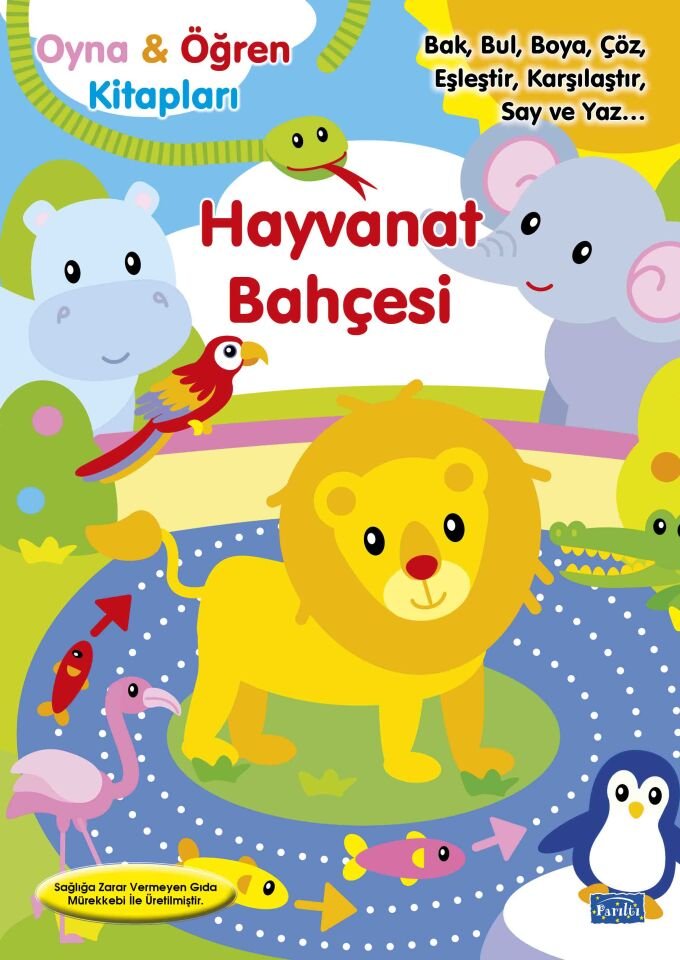 Parıltı Yayıncılık Oyna & Öğren Kitapları - Hayvanat Bahçesi