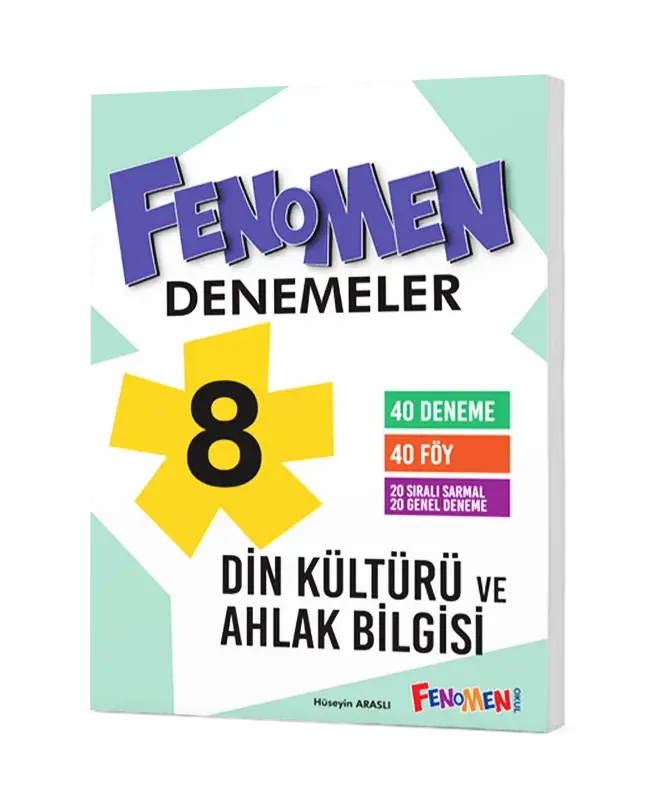 2026 Fenomen Yayıncılık Din Kültürü ve Ahlak Bilgisi Denemeler