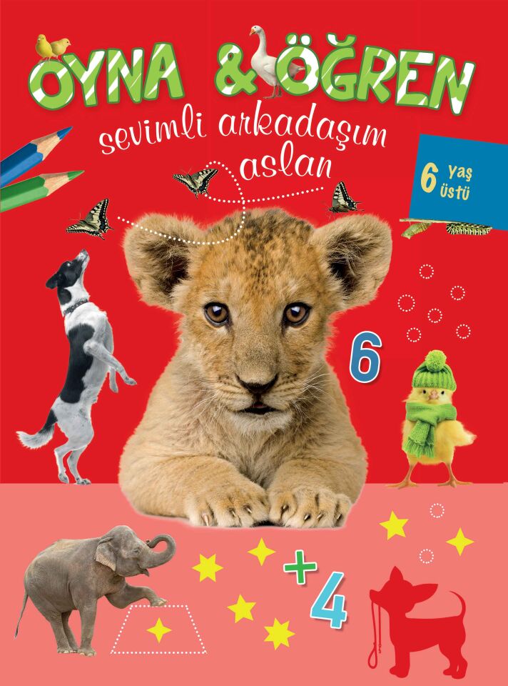 Parıltı Yayıncılık Oyna  Öğren Sevimli Arkadaşım Aslan 6+ Yaş