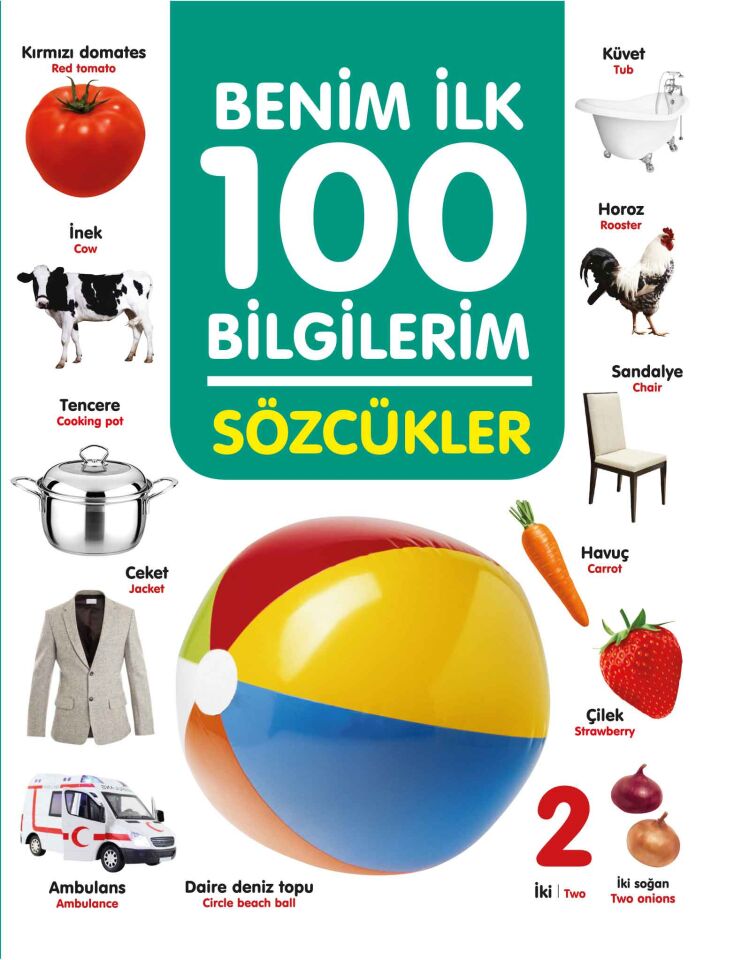 0-6 Yaş Yayınları Sözcükler Benim İlk 100 Bilgilerim