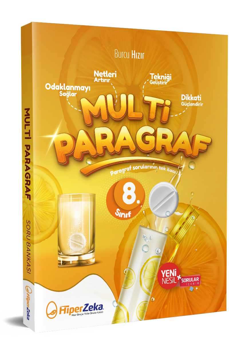 Hiper Zeka Yayınları 8. Sınıf Multi Paragraf Soru Bankası 2026
