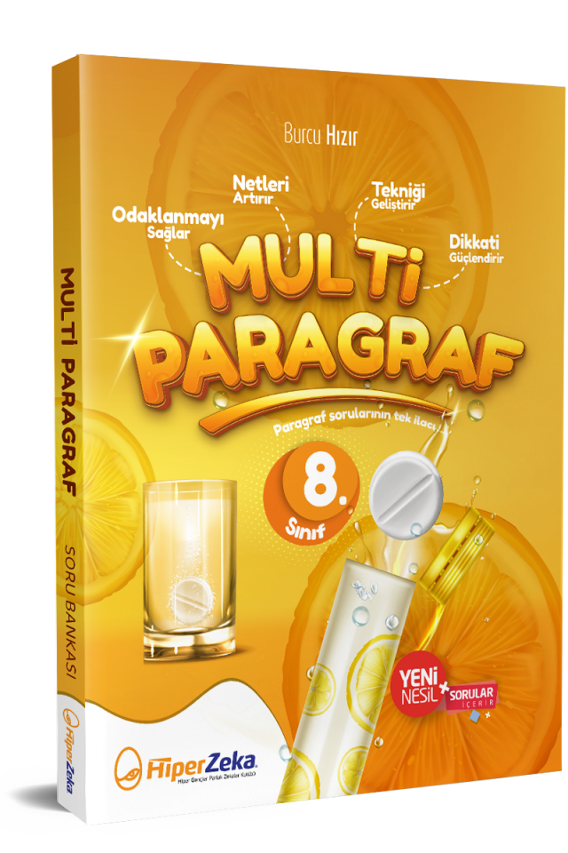 Hiper Zeka Yayınları 8. Sınıf Multi Paragraf Soru Bankası 2026