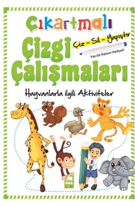 Hayvanlarla İlgili Aktiviteler (Çiz-Sil-Yapıştır)