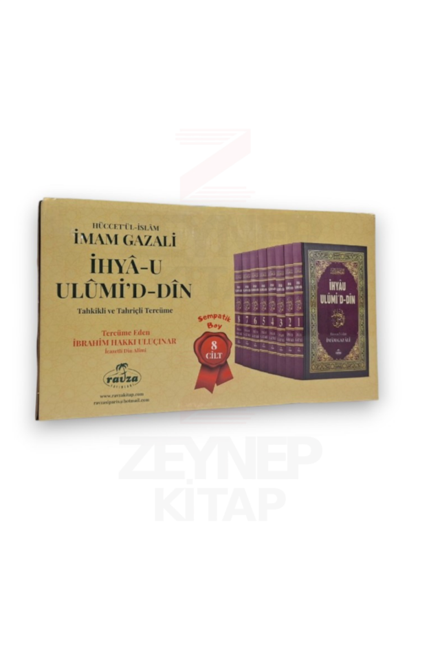 Ravza Yayınları Hüccet'ül-İslam İmam Gazali İhya-u Ulumi'd-Din Tahkikli ve Tahriçli Tercüme