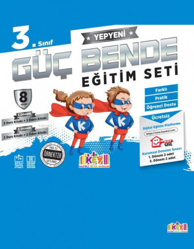 Kaliteli Eğitim Yayınları 3.Sınıf Güç Bende Eğitim Seti (9 Kitap)