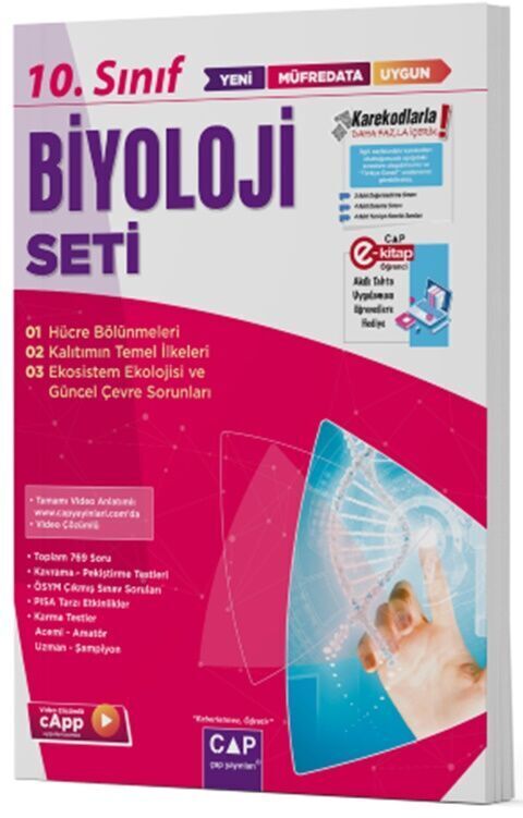 Çap Yayınları 10.Sınıf Biyoloji Fasikül Seti