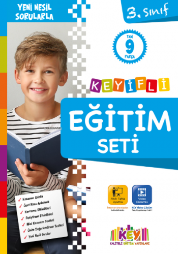 Kaliteli Eğitim Yayınları 3.Sınıf Keyifli Eğitim Seti ( 6 Kitap )