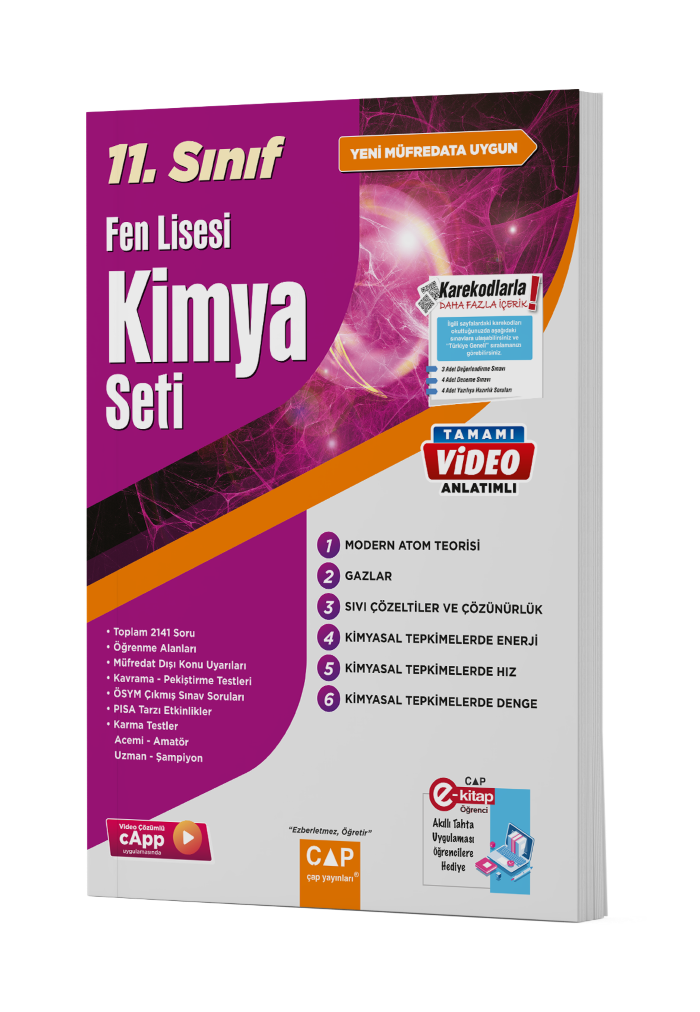 11. Sınıf Fen Lisesi Kimya Seti