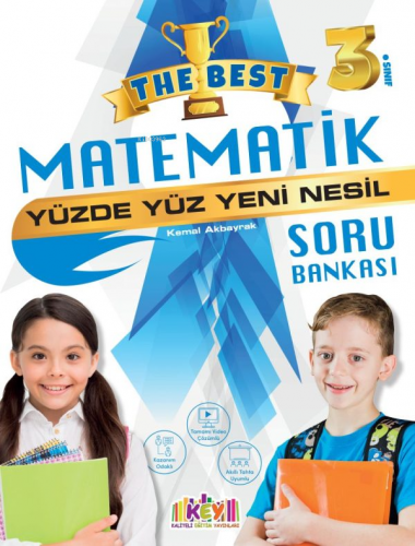 Kaliteli Eğitim Yayınları 3. Sınıf The Best Matematik Yüzde Yüz Yeni Nesil Soru Bankası