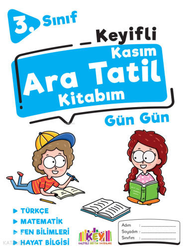 Kaliteli Eğitim Yayınları 3.Sınıf Keyifli Kasım Ara Tatil Kitabım