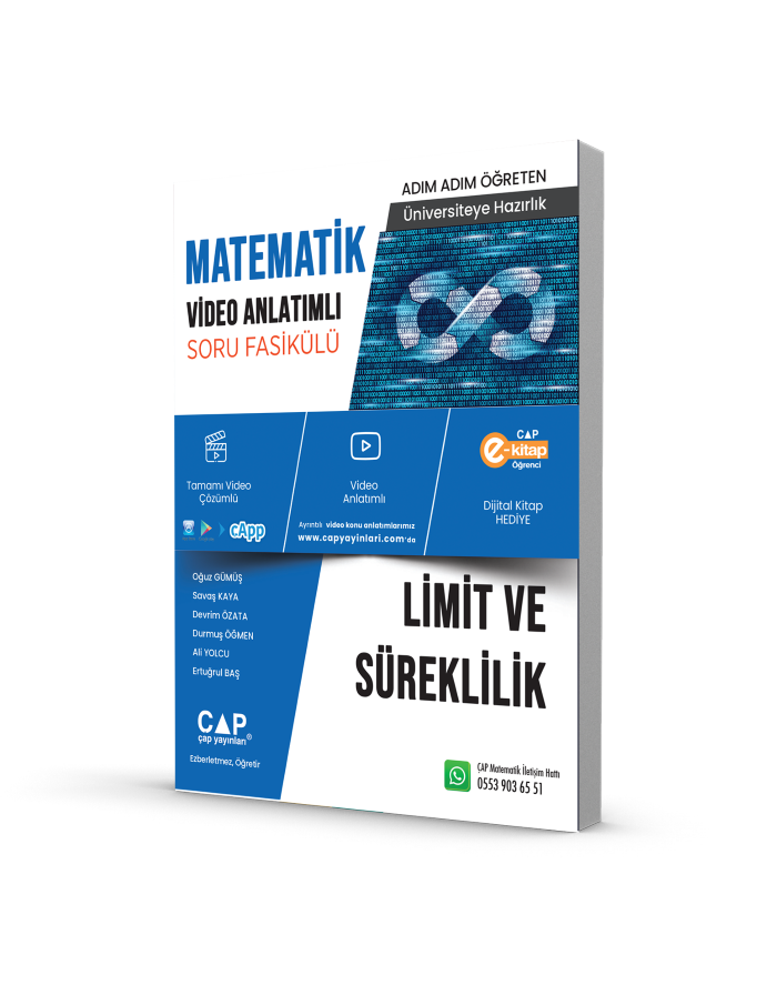 Çap Yayınları Limit Ve Süreklilik Konu Anlatımlı Soru Bankası
