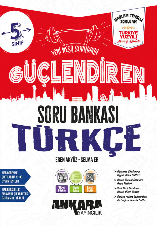 2027 Ankara Yayıncılık 5.Sınıf Türkçe Güçlendiren Soru Bankası Bağlam Temelli Sorular