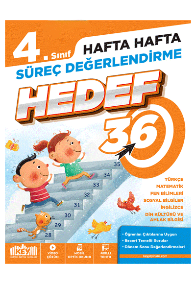 Kaliteli Eğitim Yayınları 4. Sınıf Hafta Hafta Süreç Değerlendirme Hedef