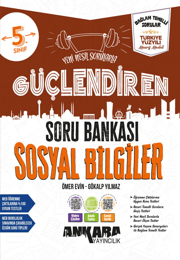 2027 Ankara Yayıncılık 5. Sınıf Sosyal Bilgiler Güçlendiren Soru Bankası Bağlam Temelli Sorular
