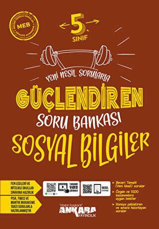 Ankara Yayıncılık 5. Sınıf Güçlendiren Sosyal Bilgiler Soru Bankası