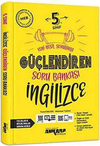 Ankara Yayıncılık 5. Sınıf Güçlendiren İngilizce Soru Bankası