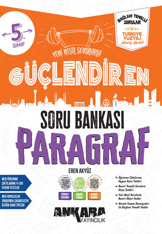 2027 Ankara Yayıncılık 5.Sınıf Güçlendiren Paragraf Soru Bankası