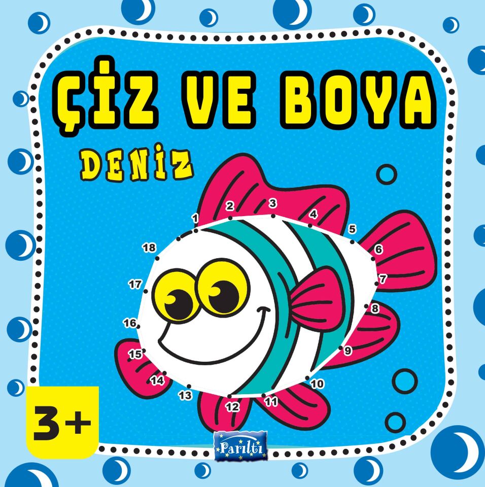 Parıltı Yayıncılık Çiz Ve Boya Deniz 3+ Yaş