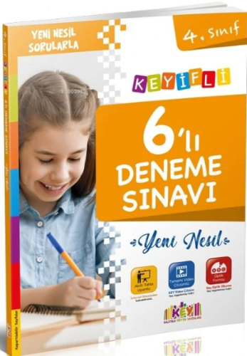 Kaliteli Eğitim Yayınları 4.Sınıf Keyifli Yeni Nesil 6’lı Deneme Sınavı
