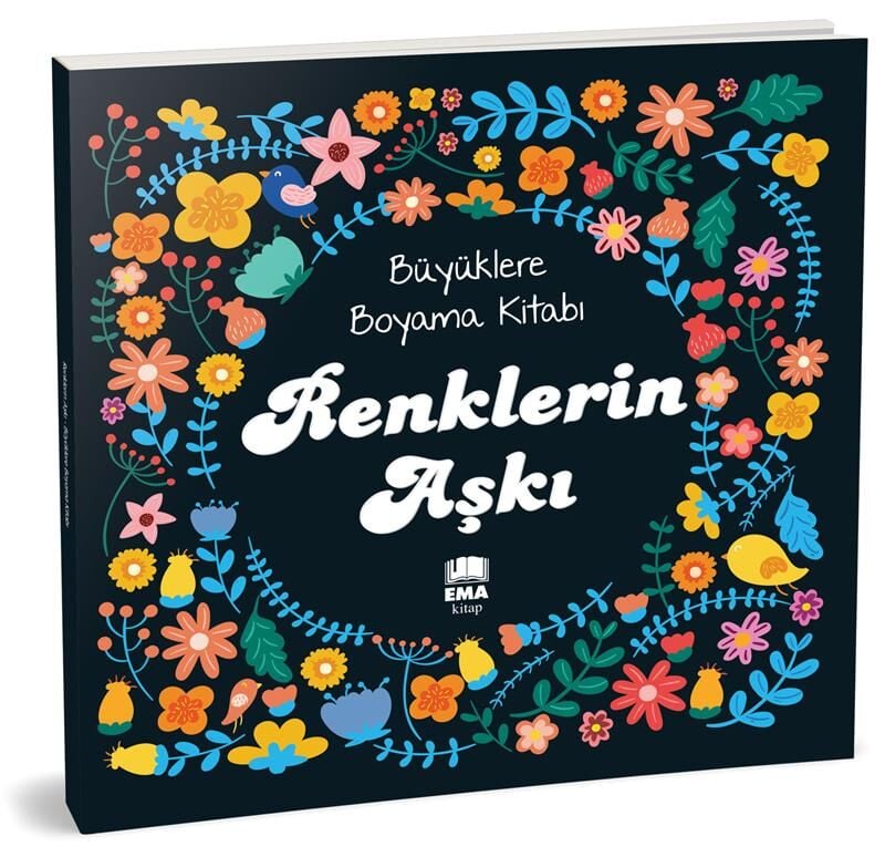 Ema Kitap Büyüklere Boyama Kitabı Renklerin Aşkı Mandala