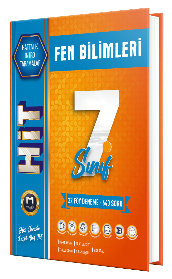Mozaik Yayınları 7.Sınıf Fen Bilimleri Hit 32'Li Deneme